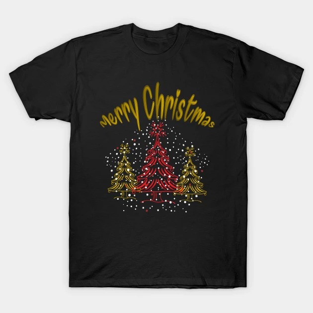 Merry Christmas Snow T-shirt