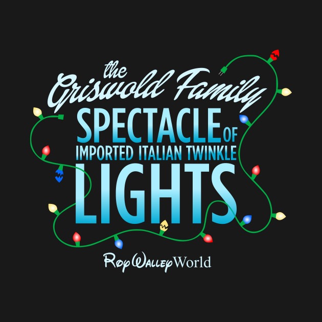 The griswold family spectacle of imported italian twinkle lights rop wallep world shirts