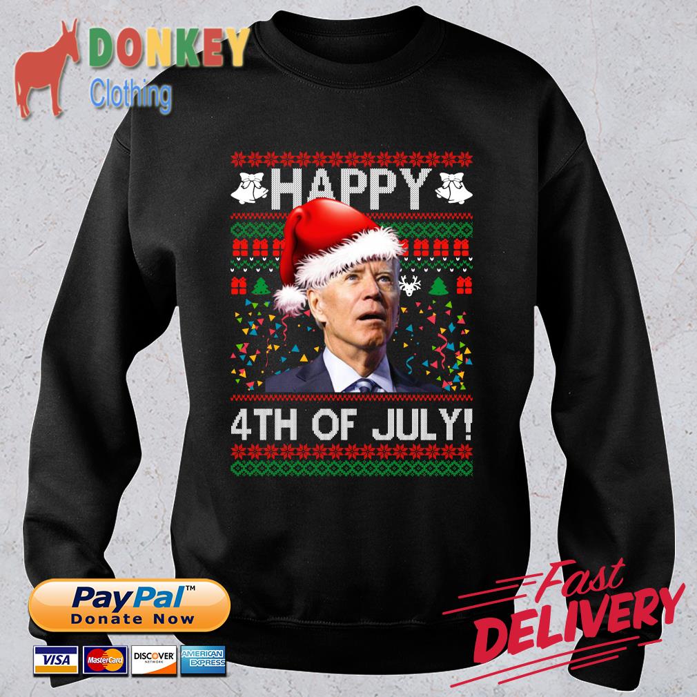 Joe Biden Happy 4th of July Ugly Christmas Sweater shirt