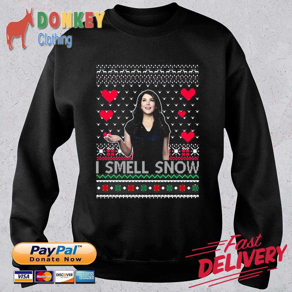 Lorelai Gilmore I smell snow Ugly Christmas sweater