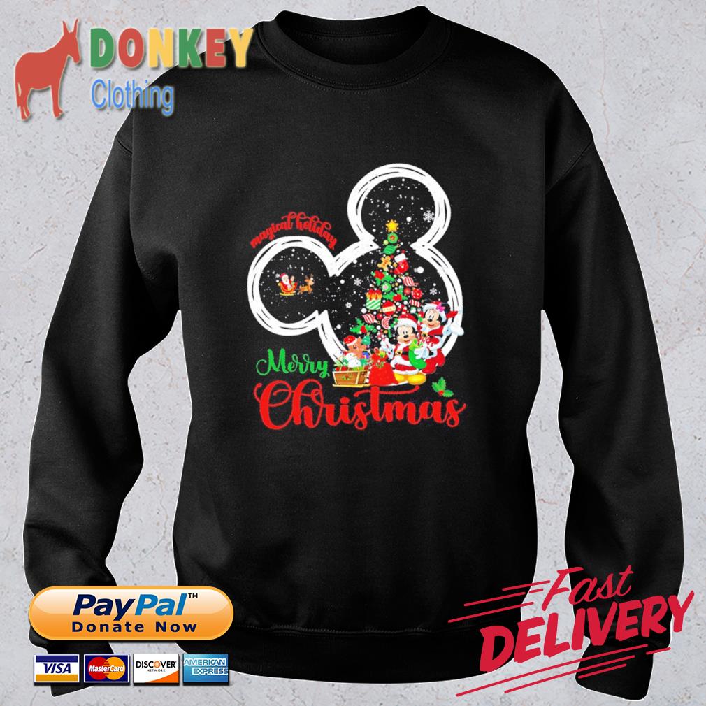 Mickey Mouse And Minnie Mouse Magical Holiday Merry Christmas Sweater