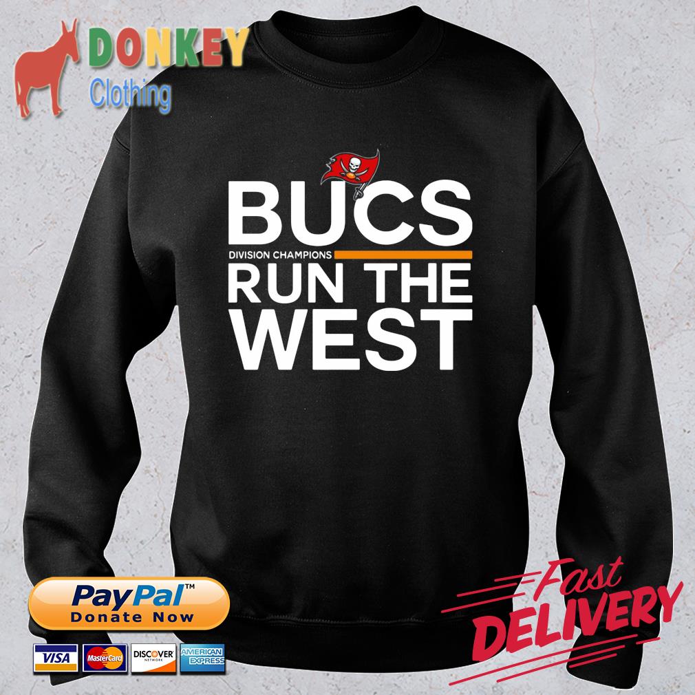 Tampa Bay Buccaneers Bucs division Champions run the west t-shirt