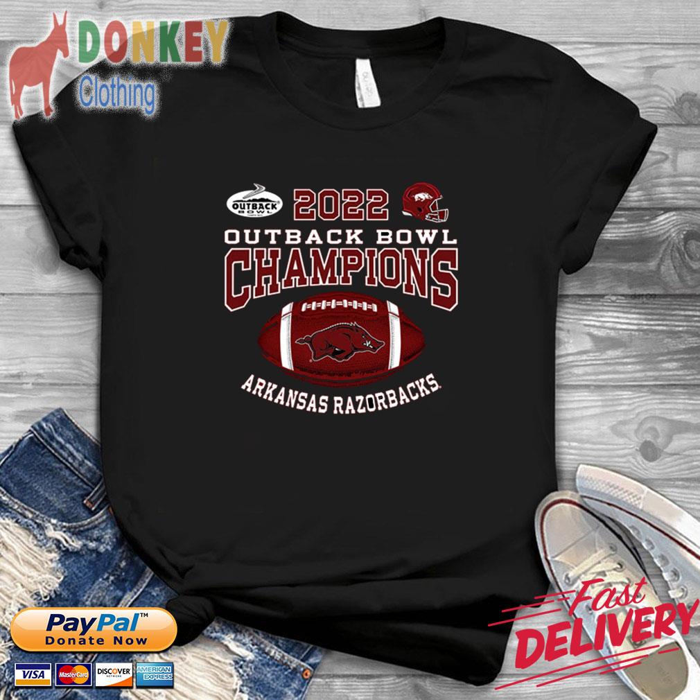 Arkansas Razorbacks 2022 Outback Bowl Champions t-shirt