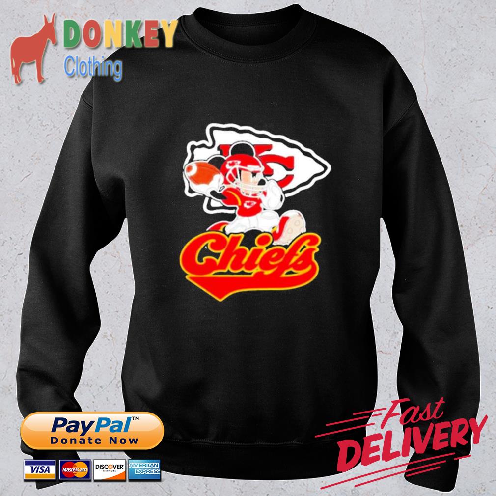 Mickey Mouse player Kansas City Chiefs shirt, hoodie, sweater, long ...