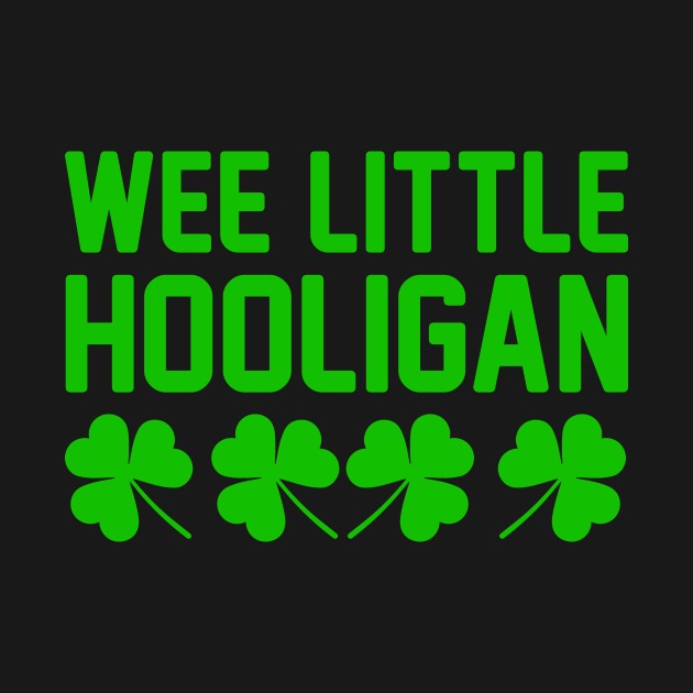 Wee little hooligan St Patrick’s day t-shirt