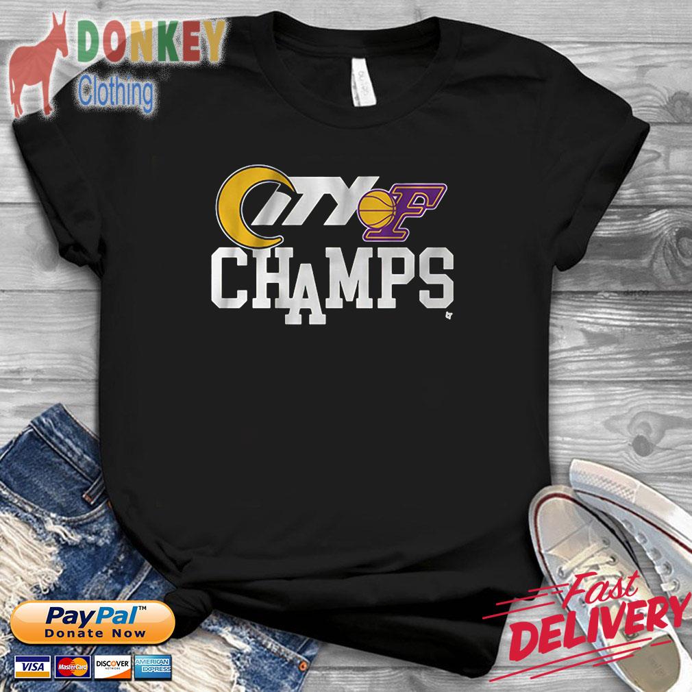 Los Angeles City Of Champions Los Angeles Rams and Los Angeles Lakers shirt