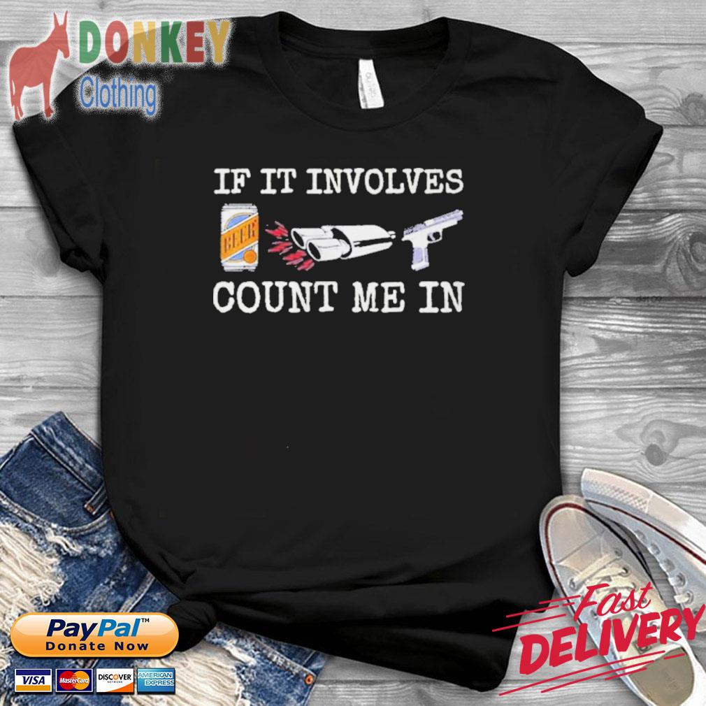 Muffler Auto Enthusiast Guy Car Exhaust Beer Guns Lover shirt