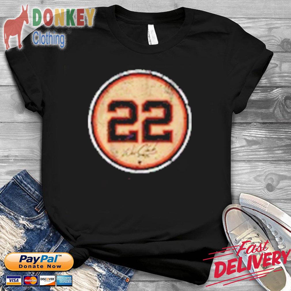 Will Clark’s number 22 in San Francisco shirt