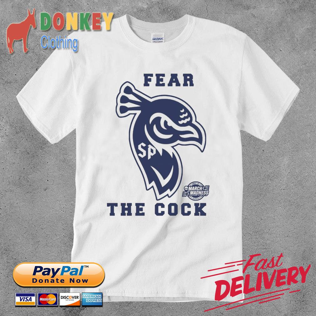 Fear The Cock Saint Peter’s Peacocks March Madness Shirt