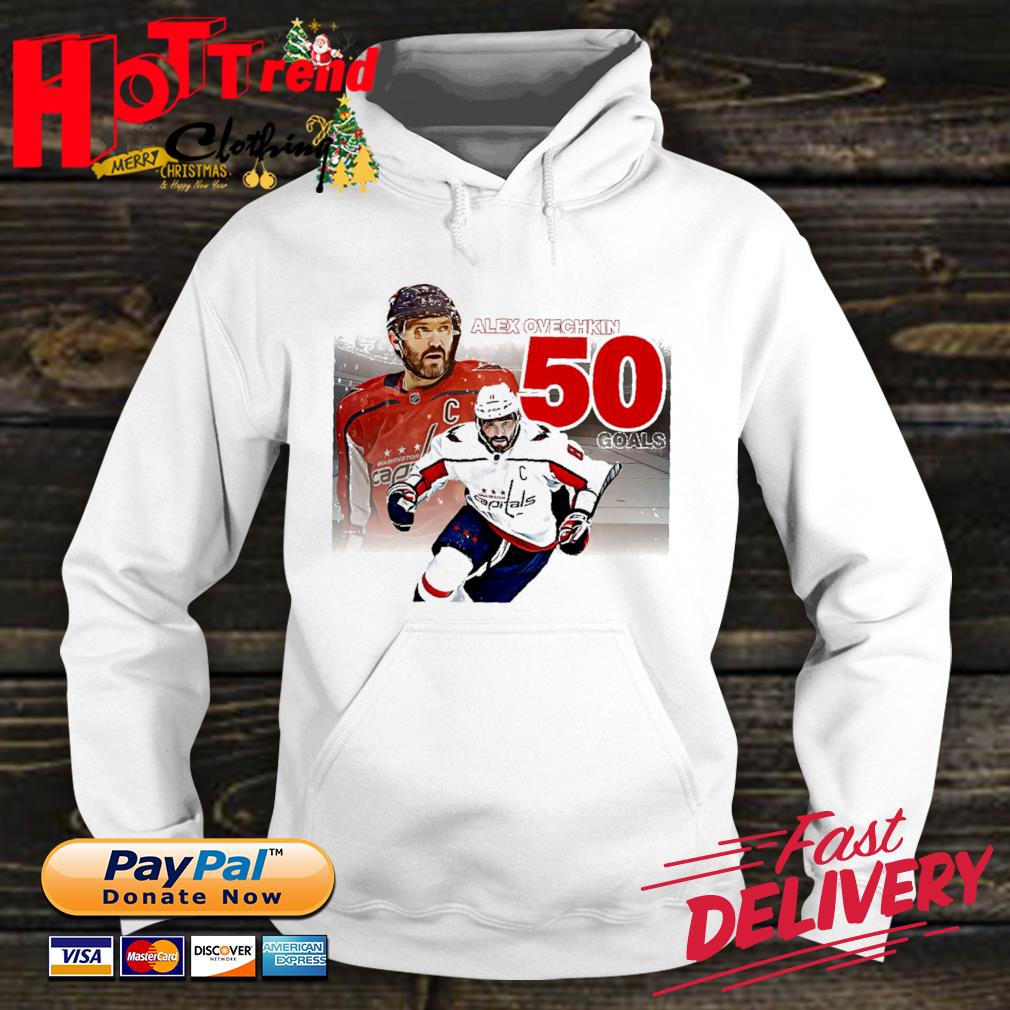 Alex Ovechkin 50 Goal Washington Capitals hoodie