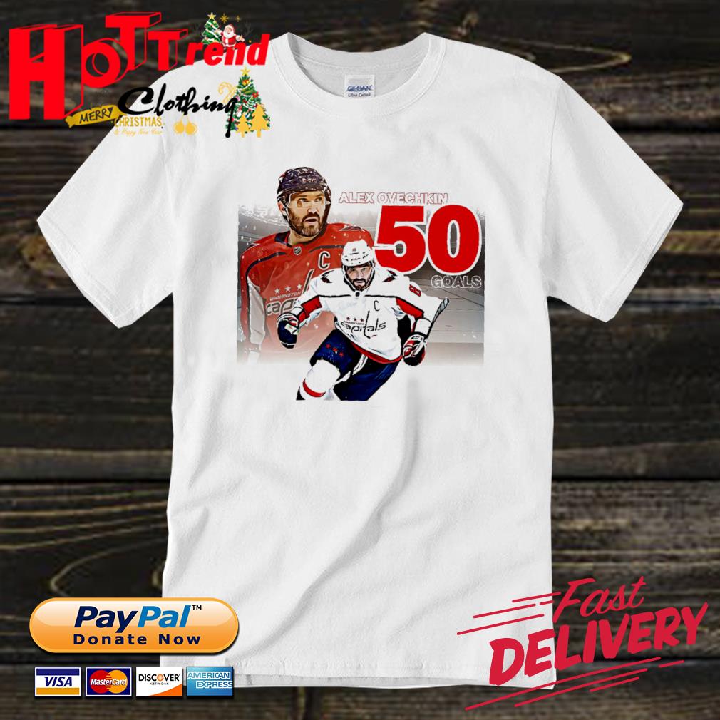 Alex Ovechkin 50 Goal Washington Capitals shirt