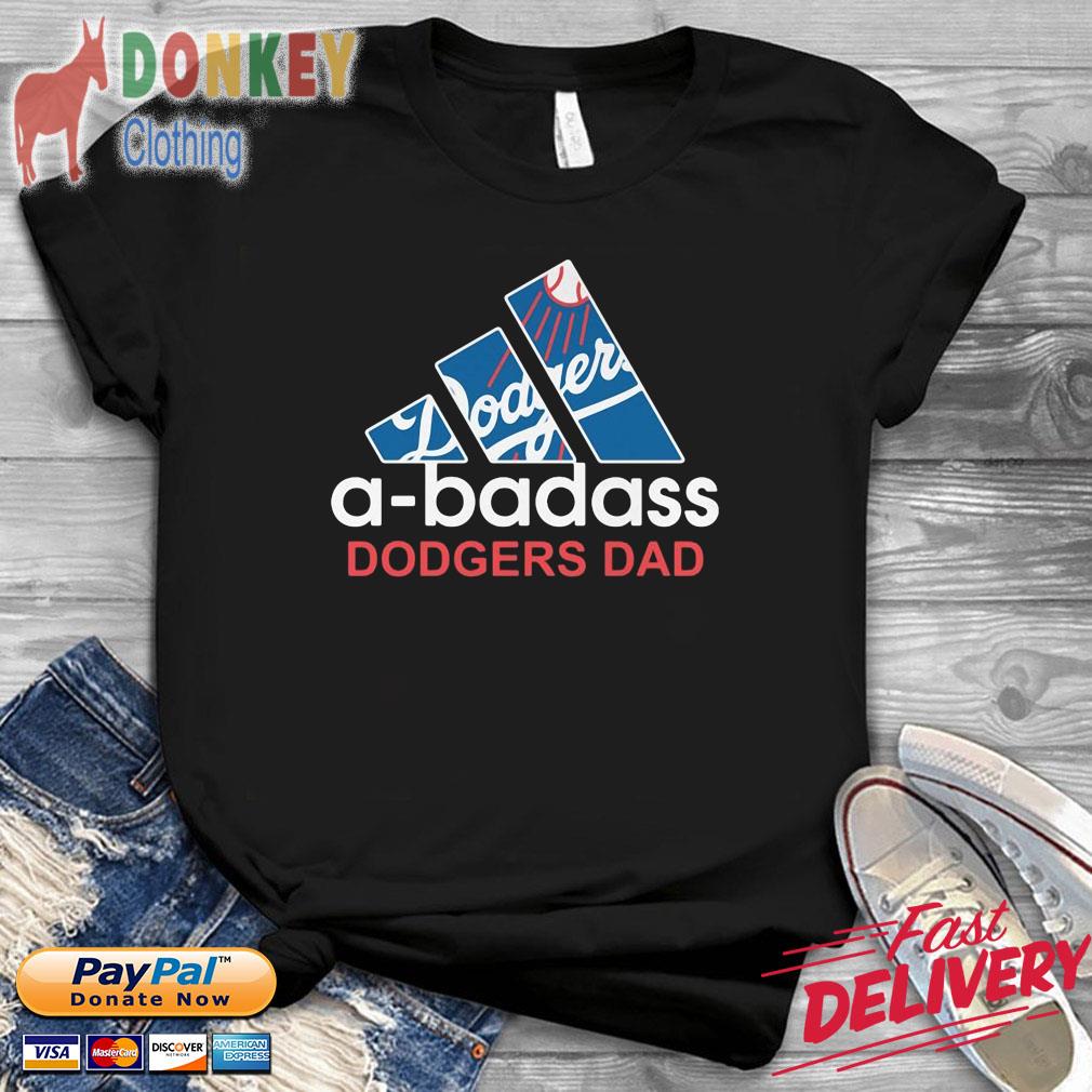 Los Angeles Dodgers A-badass Cubs Dad Adidas Shirt