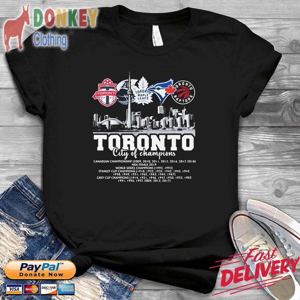 Toronto City Of Champions Canadian Championship World Series Champions shirt