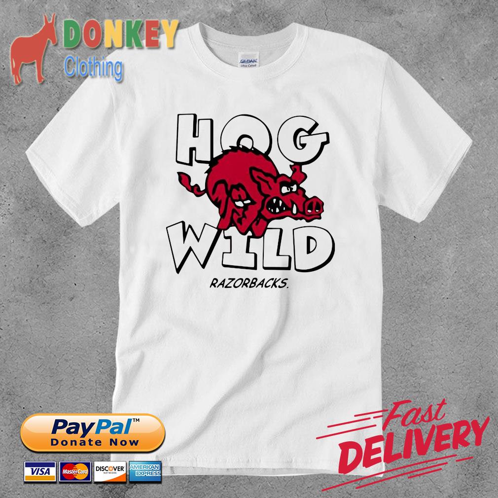 Hogfield Arkansas Hog Wild Razorbacks Retro Shirt