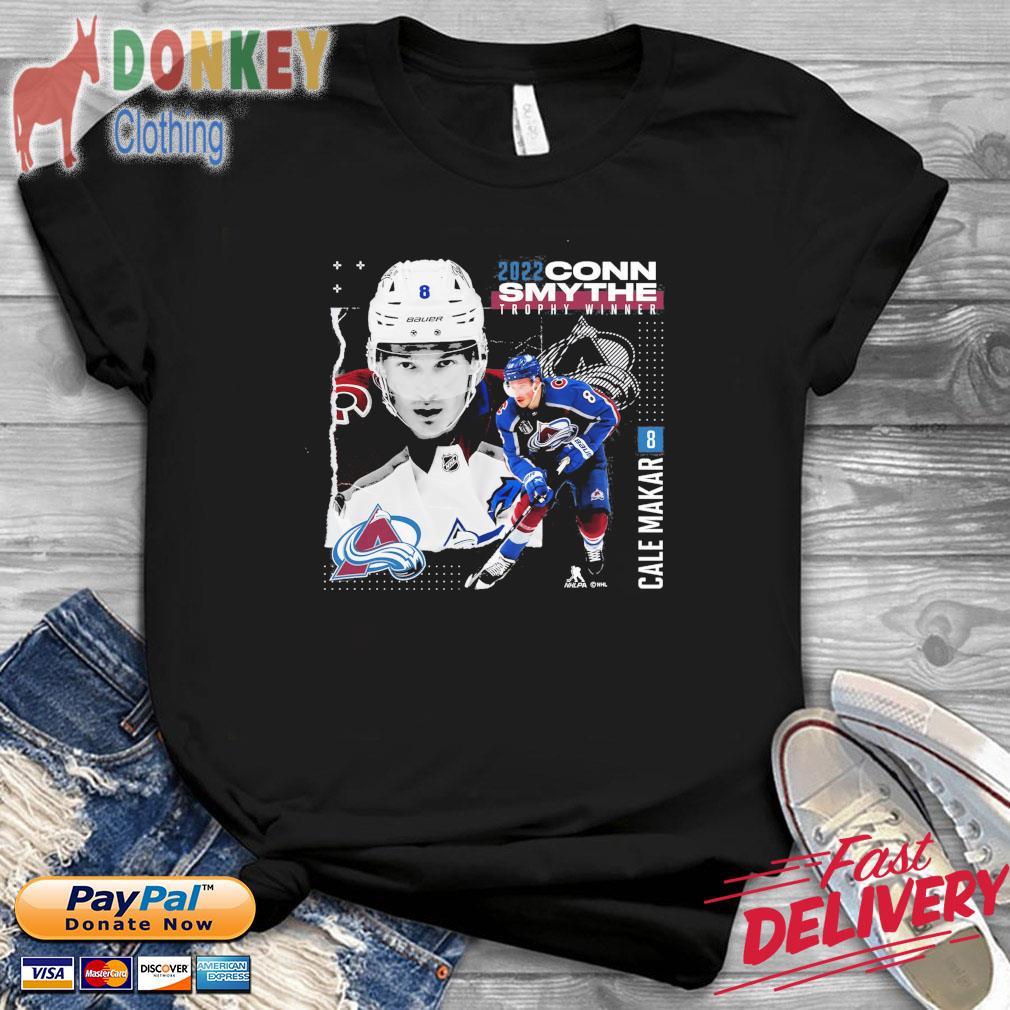 Cale Makar Colorado Avalanche 2022 Stanley Cup Champions MVP shirt