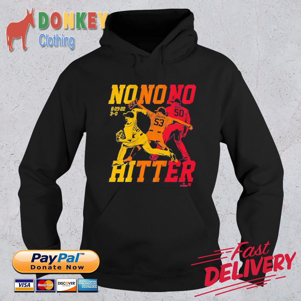 Christian Javier Hector Neris And Ryan Pressly Houston Combined No-Hitter Shirt Hoodie
