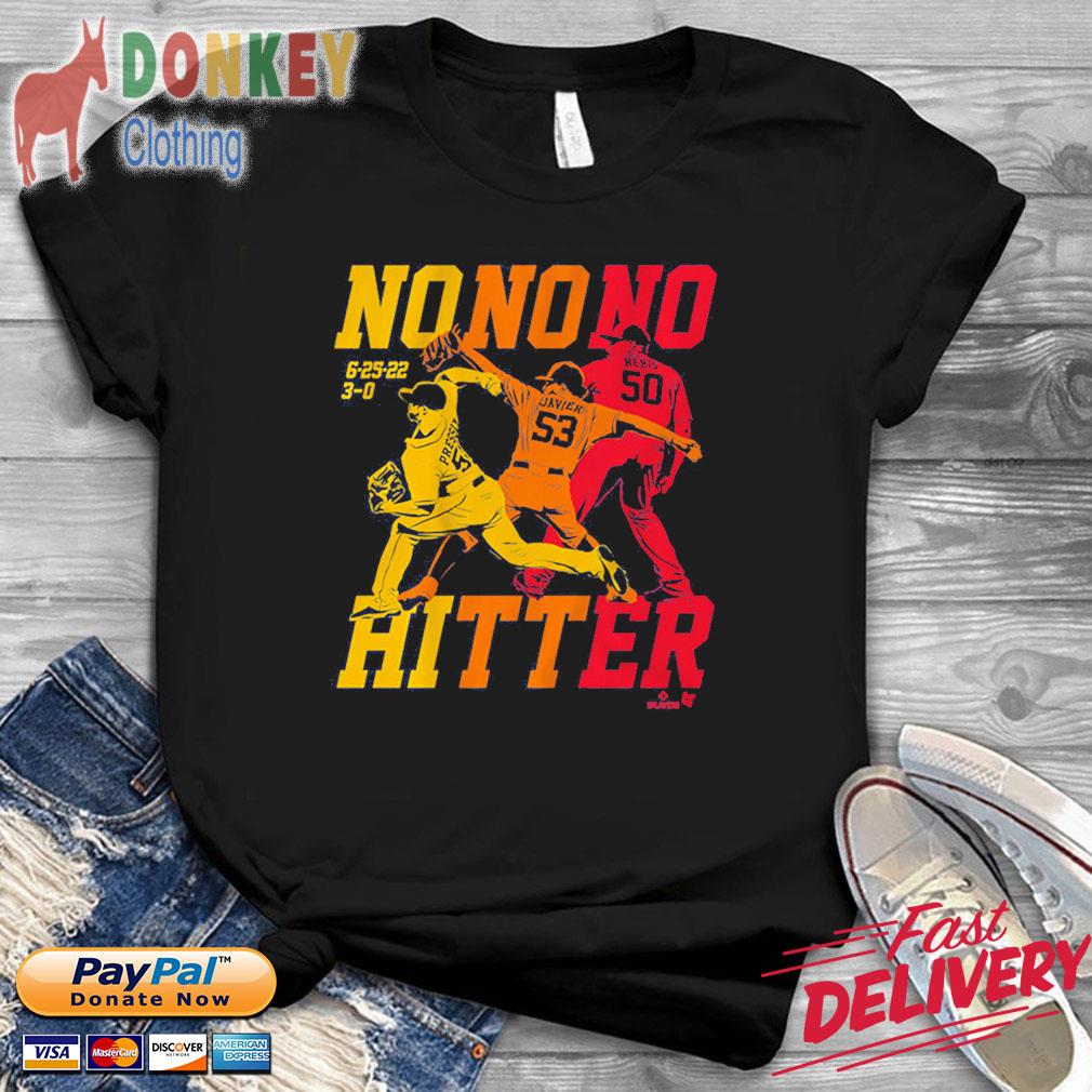 Christian Javier Hector Neris And Ryan Pressly Houston Combined No-Hitter Shirt