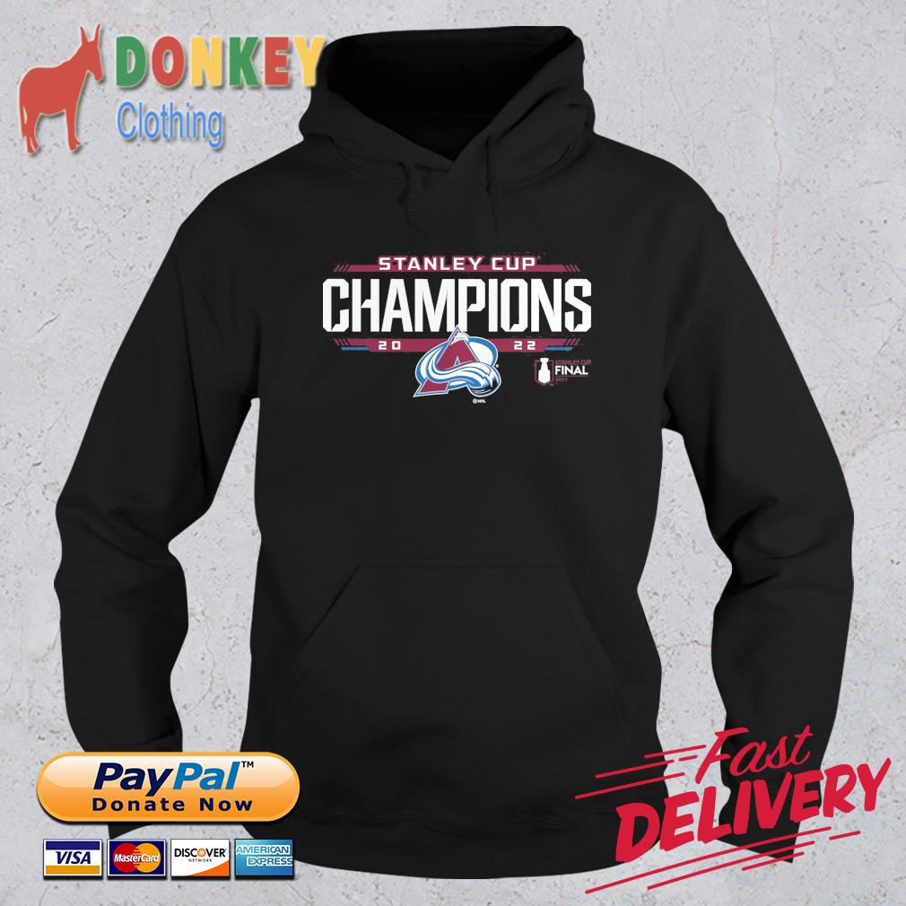 Colorado Avalanche 2022 Stanley Cup Champions Schedule s Hoodie