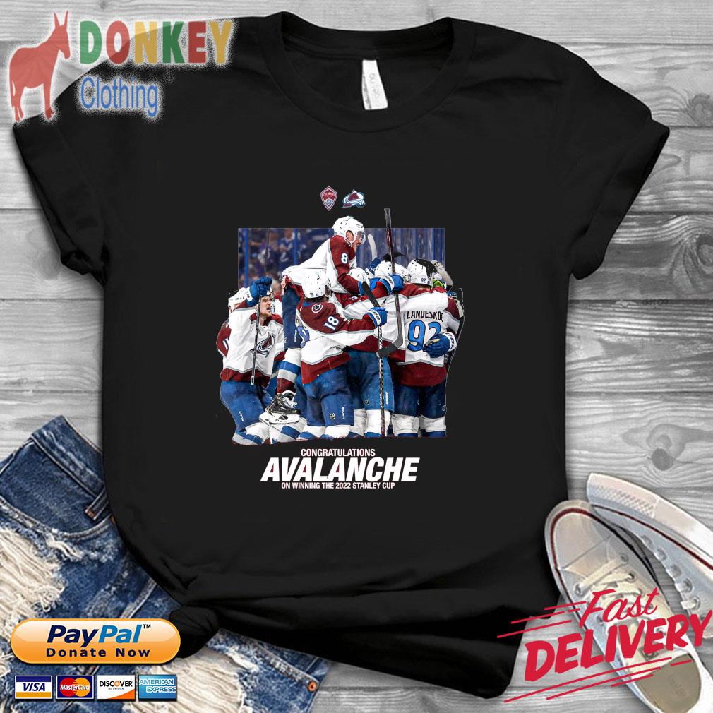 Colorado Avalanche Congratulations On Winning The 2022 Stanley Cup shirt