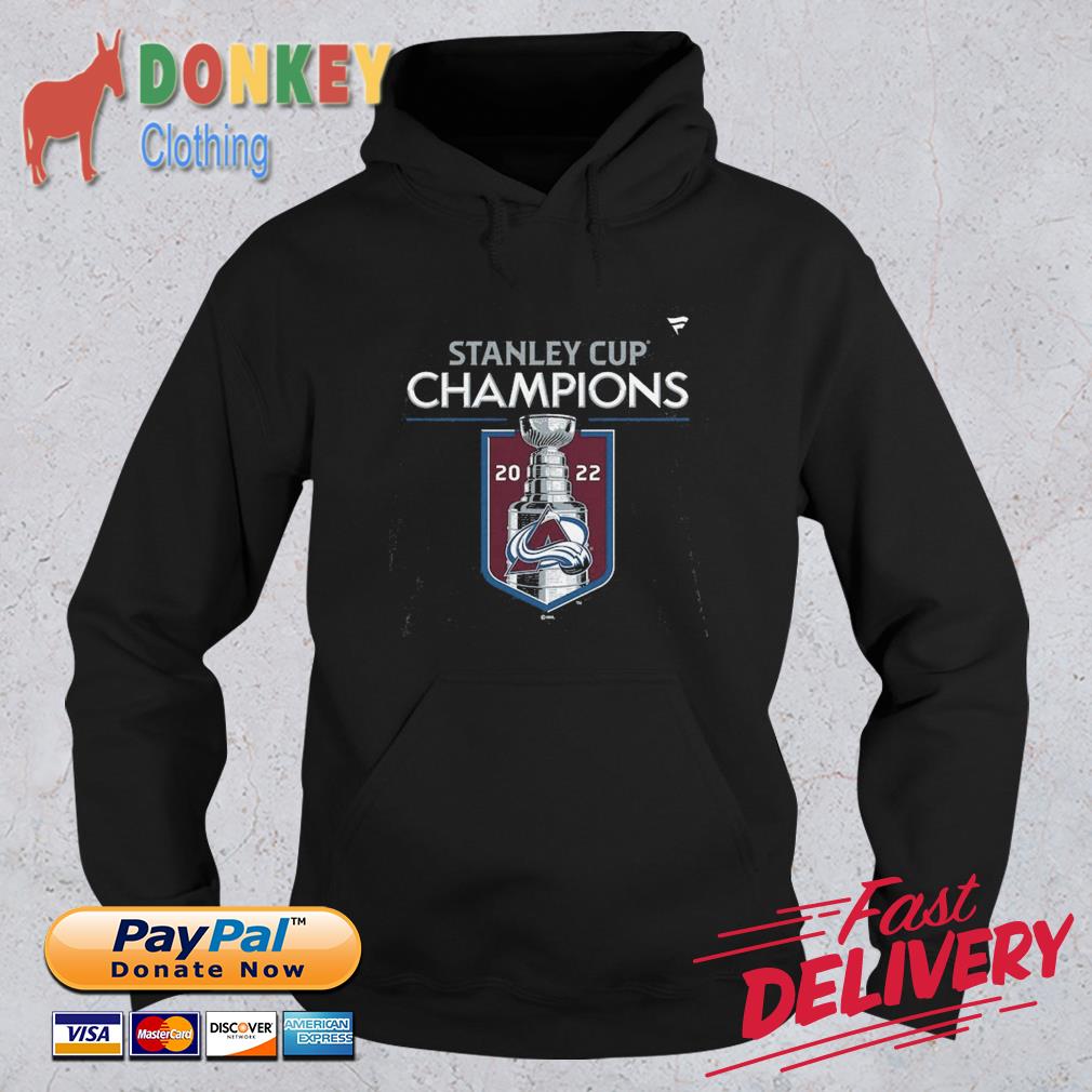 Colorado Avalanche Fanatics Branded Youth 2022 Stanley Cup Champions Shirt Hoodie