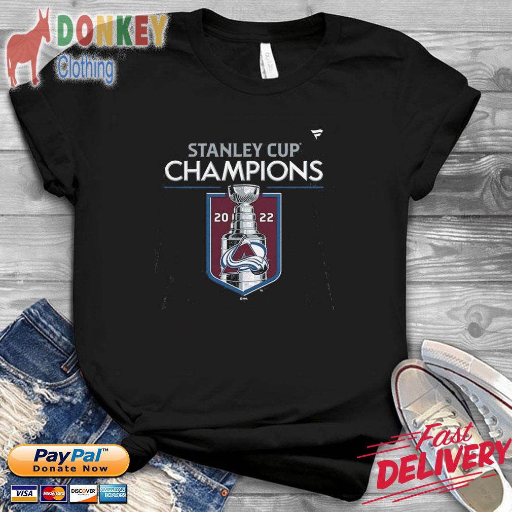 Colorado Avalanche Fanatics Branded Youth 2022 Stanley Cup Champions Shirt