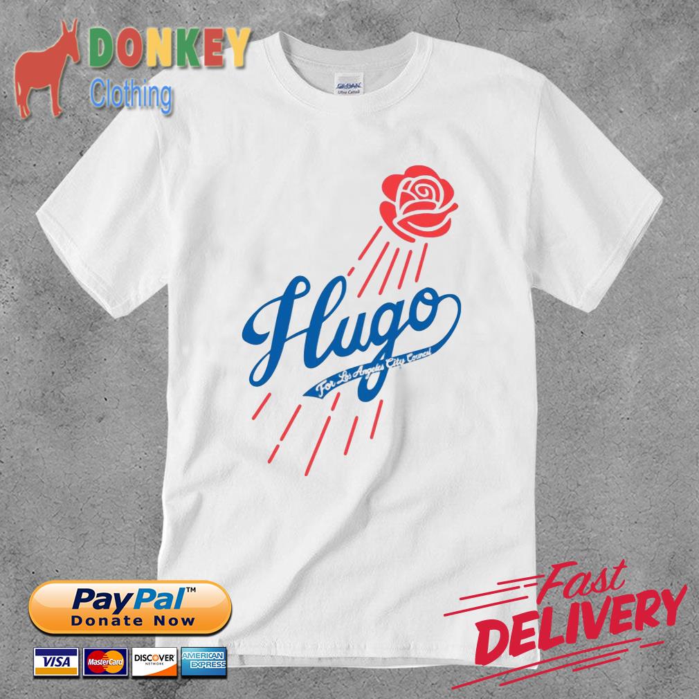 Official Hugo Baseball For Los Angeles City Council Shirt