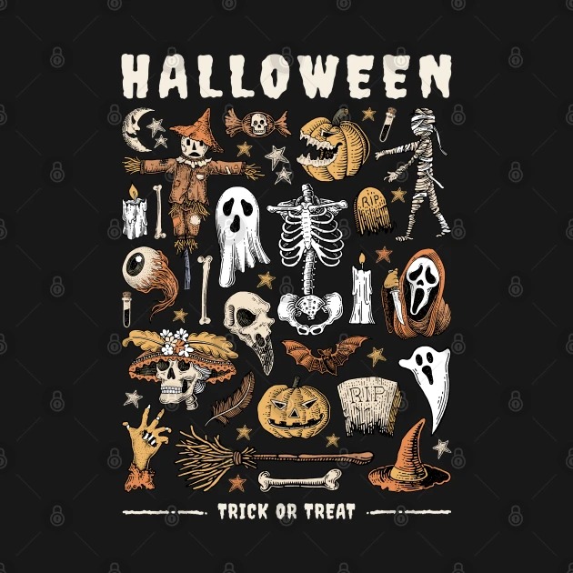 Halloween Trick Or Treat Happy Halloween 2022 Shirt