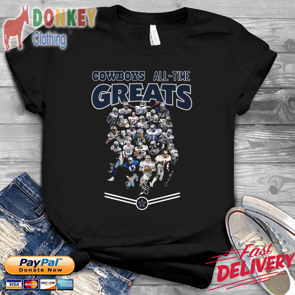 Dallas Cowboys All-Time Great Signatures Shirt