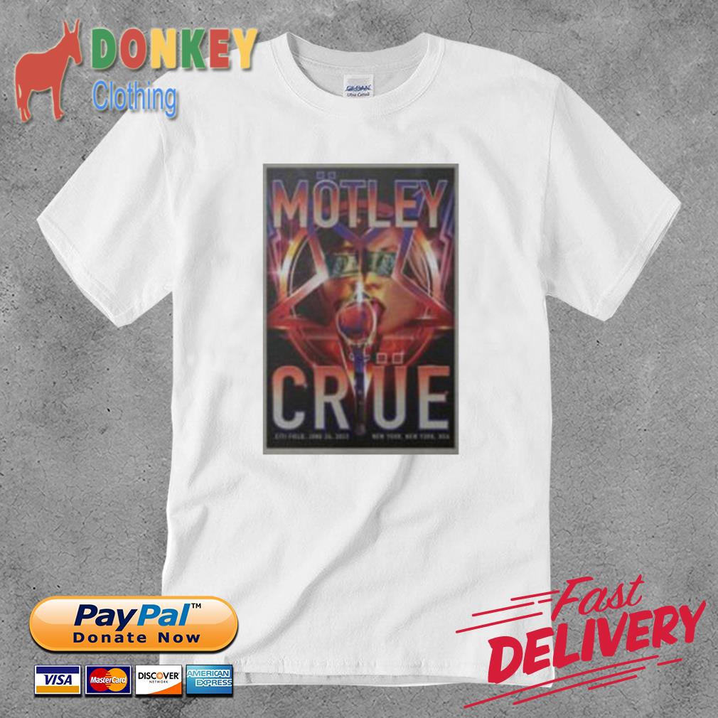 Motley Crue 2022 The Stadium Tour June 24 Citi Field New York Shirt