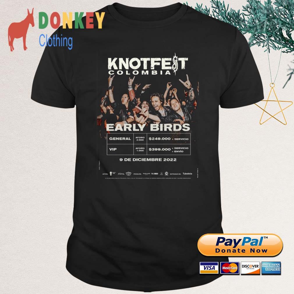 Knotfest Colombia Early Birds 9 De Diciembre 2022 Shirt
