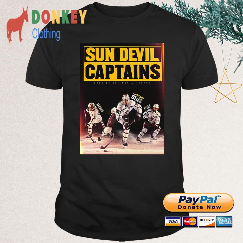 Sun Devil Captains 2022 2023 Of Sun Devil Hockey Shirt