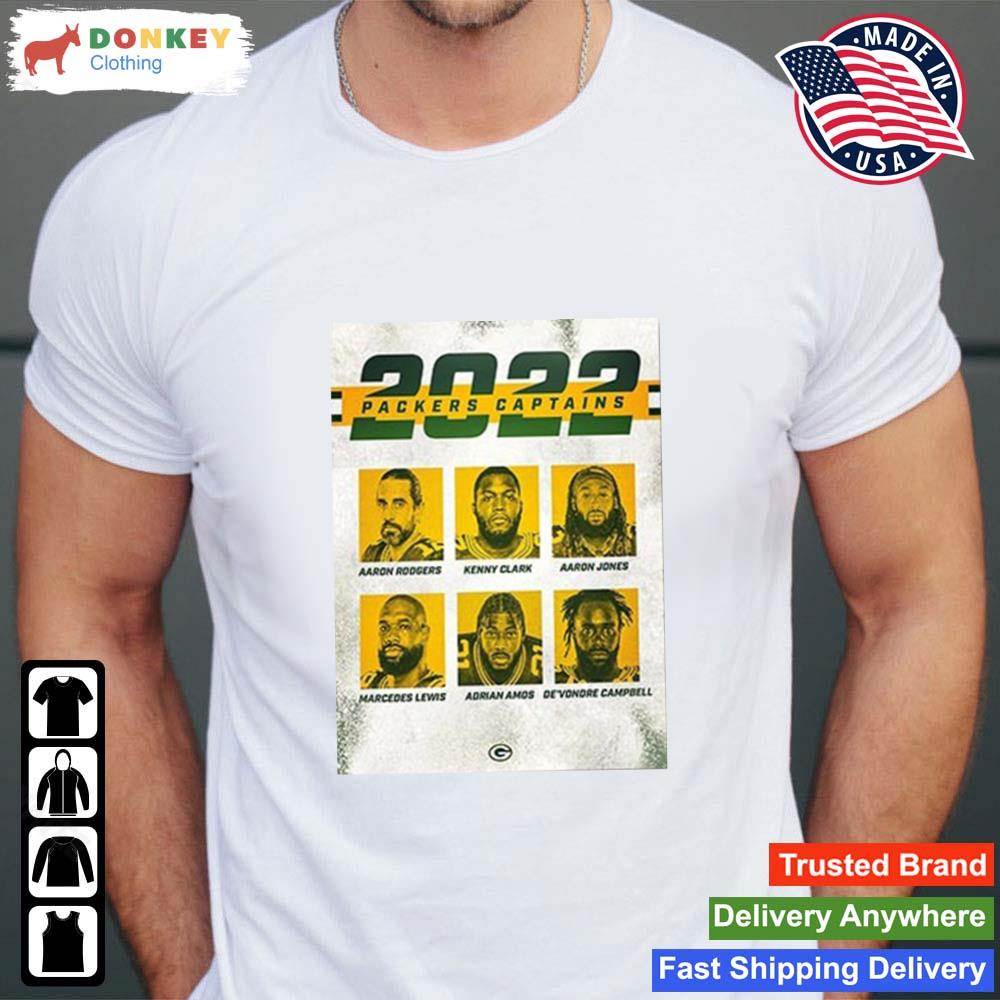 2022 Green Bay Packers Captains Decorations Shirt
