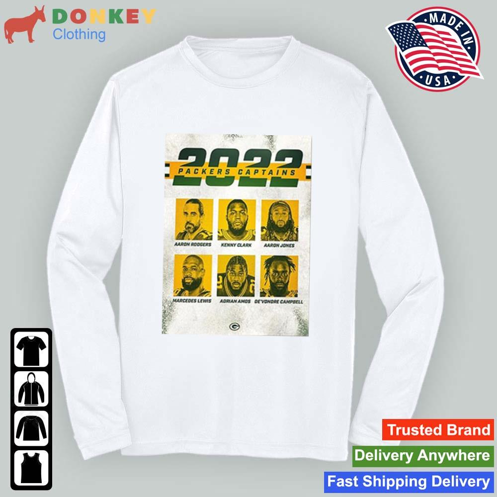 2022 Green Bay Packers Captains Decorations Shirt Sweashirt
