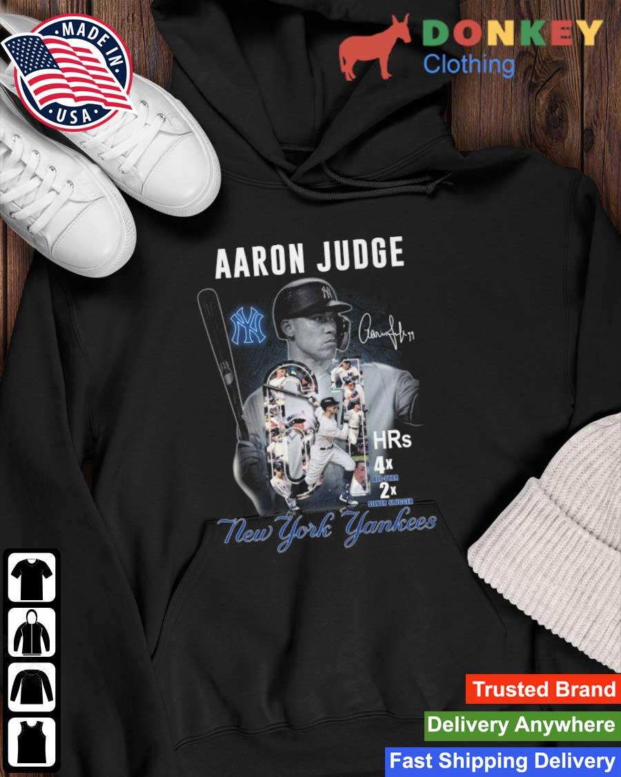 New York Yankees Aaron Judge HRs Signature Shirt Hoodie