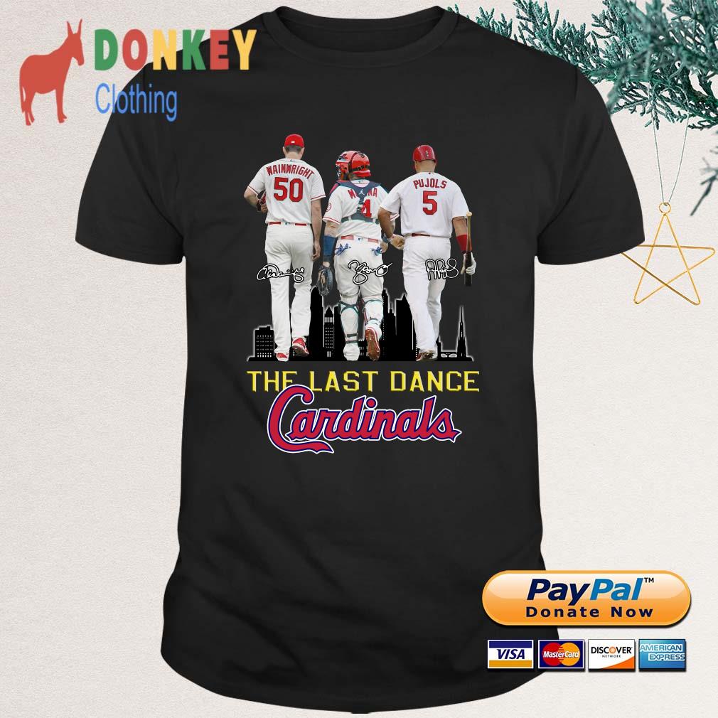 Official The Last Dance 2022 St Louis Cardinals Signatures T-Shirt