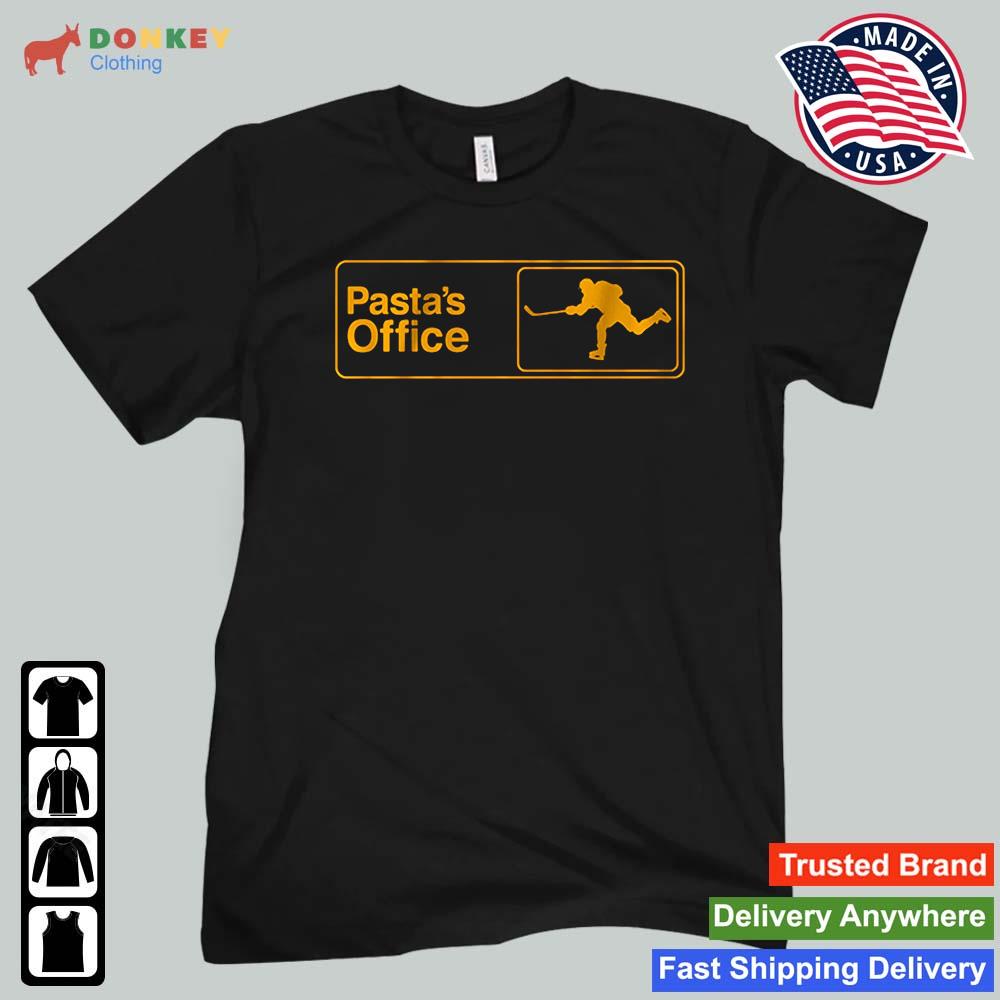 David Pastrnak Pasta's Office Hockey Shirt