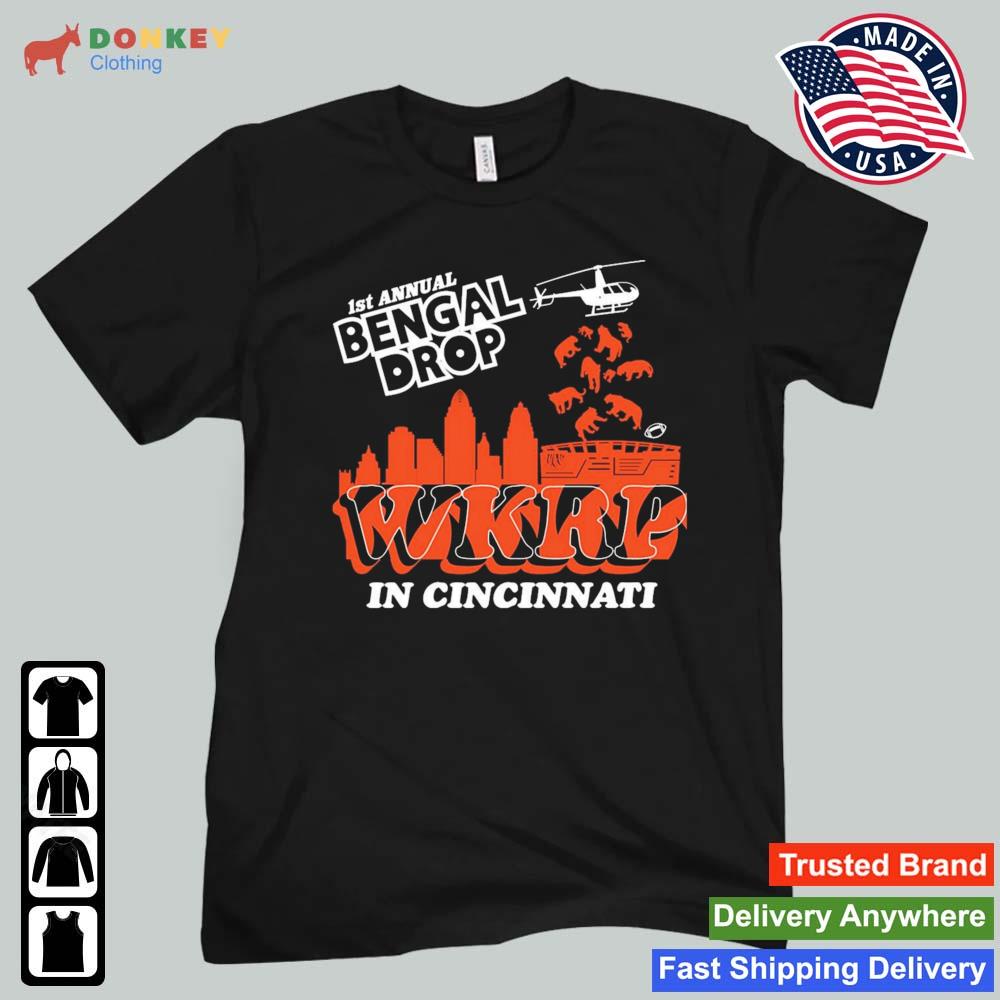 First Annual Bengal Drop Wkrp In Cincinnati 2022 Shirt