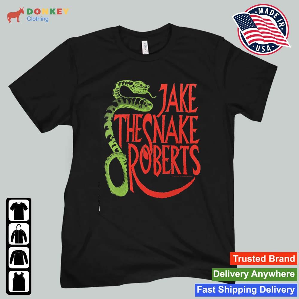 Jake The Snake Roberts Snake Logo WWE 2022 Shirt