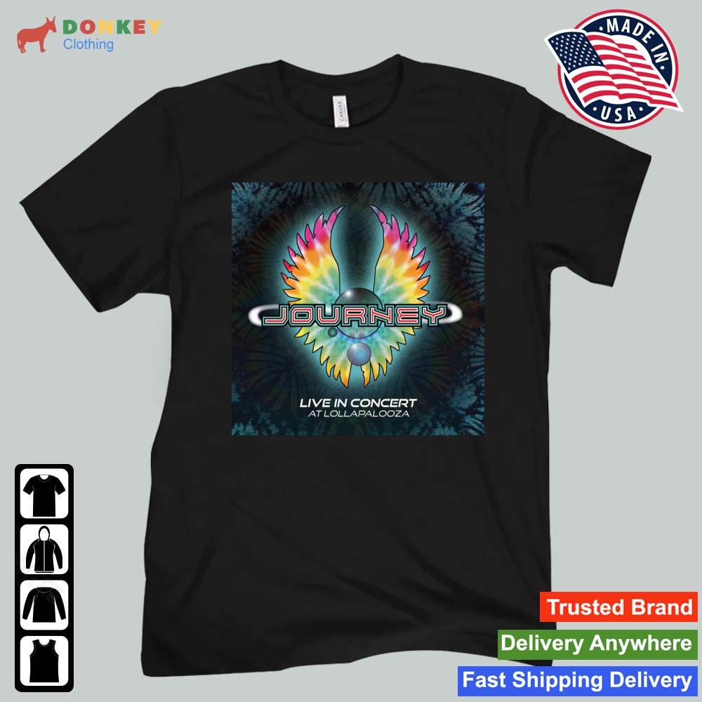 Journey Preview New Live In Concert At Lollapalooza Package Shirt