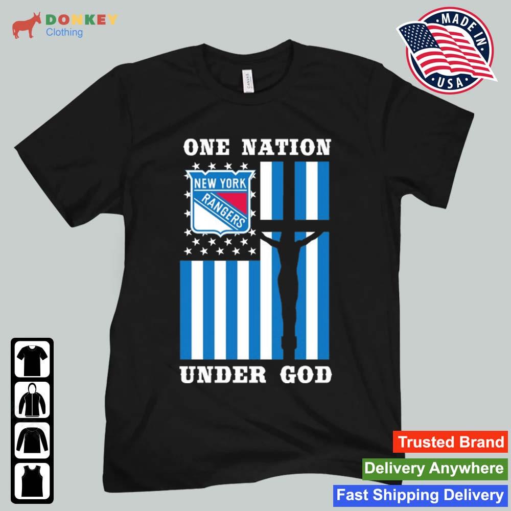 New York Rangers One Nation Under God 2022 Shirt