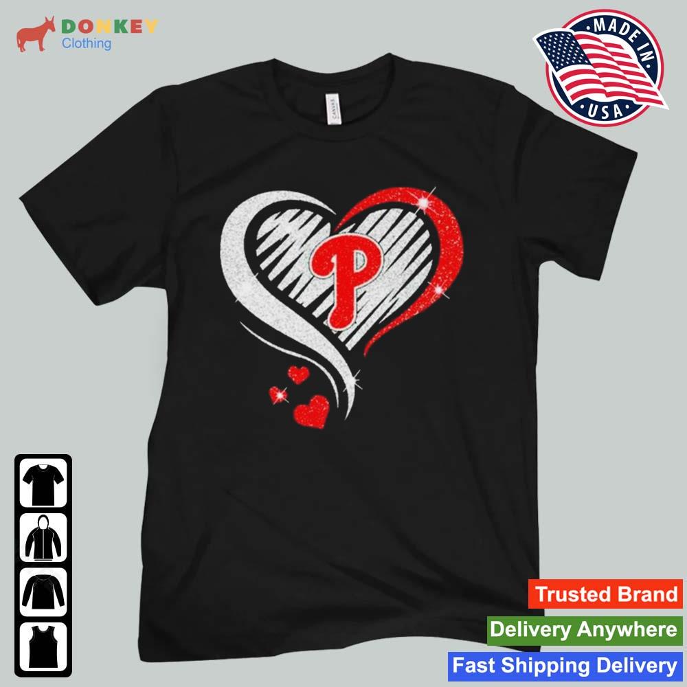 Philadelphia Phillies Heart Love Diamond Shirt