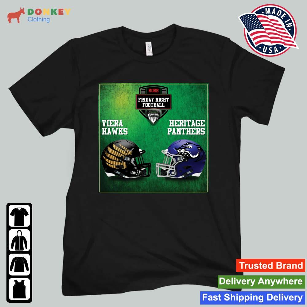 Viera Hawks vs Heritage Panthers 2022 Friday Night Football Shirt