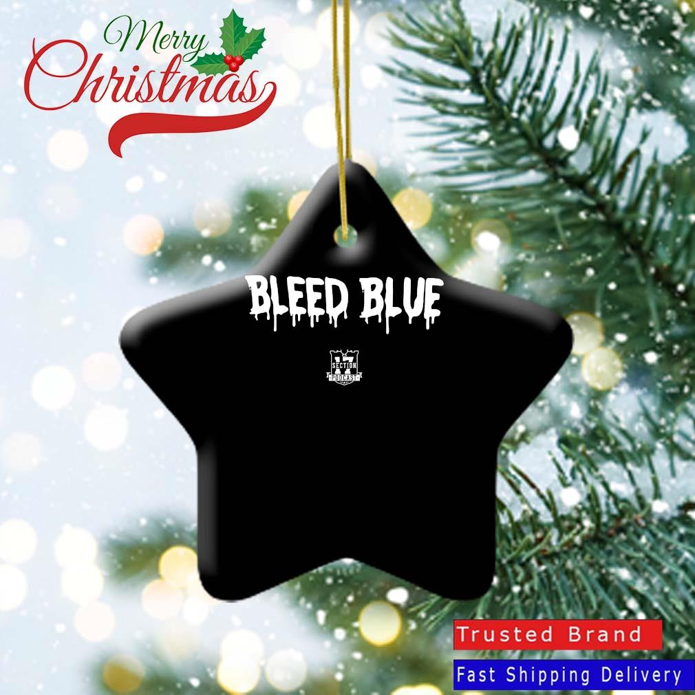 Bleed Blue Duke Fb Talk's Section 17 Podcast Ornament
