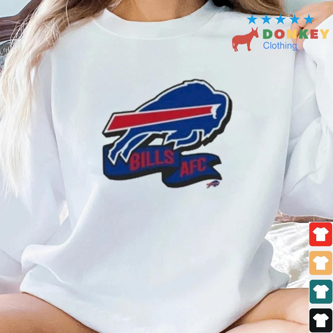 Buffalo Bills Merch New Era Bills Sideline Team Logo Shirt