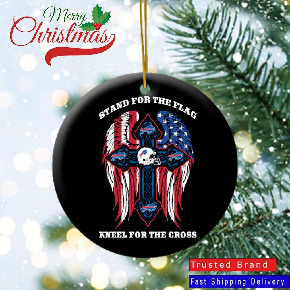 Buffalo Bills Stand For The Flag Kneel For The Cross Ornament