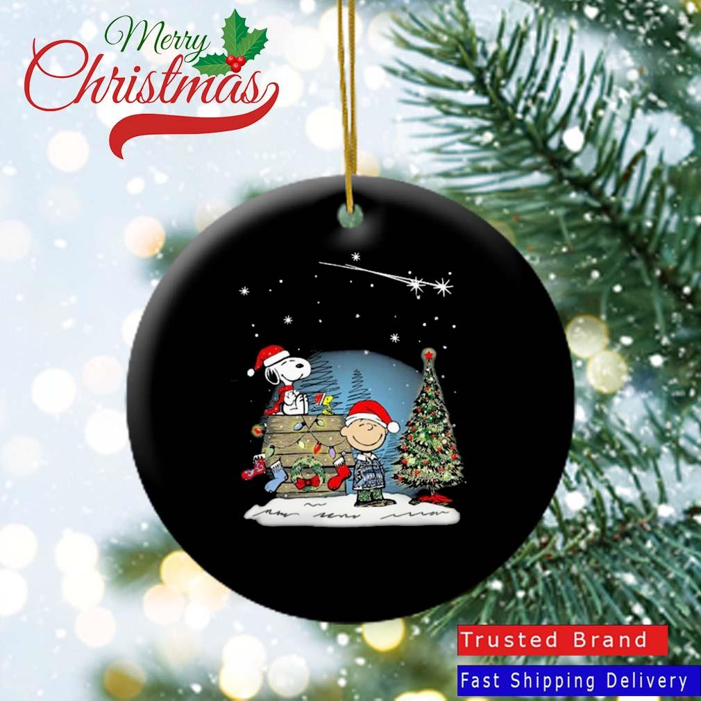 Charlie Brown And Snoopy Merry Christmas Charlie Brown Christmas 2022 Ornament