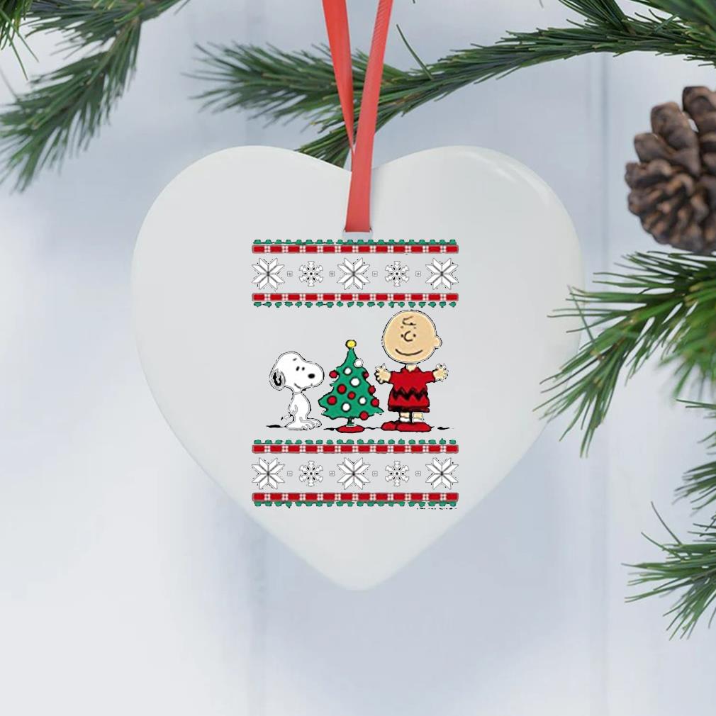 Charlie Brown And Snoopy Tree Christmas Ugly Christmas 2022 Ornament
