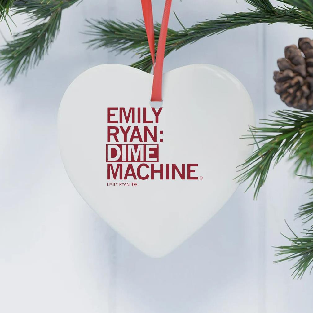 Emily Ryan Dime Machine Ornament heart trang