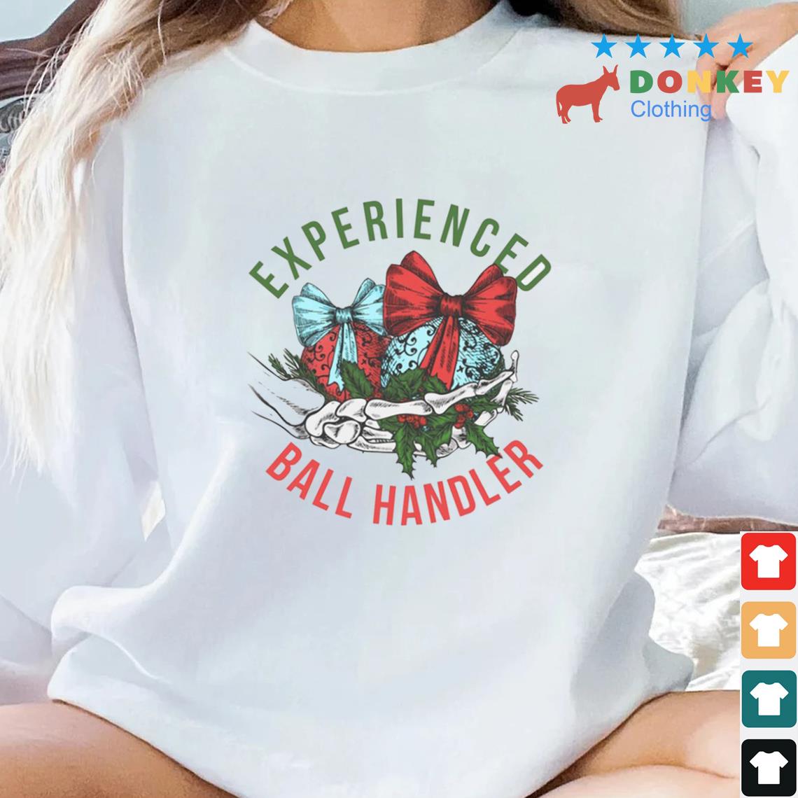 Experienced Ball Handler Vintage Christmas Sweater