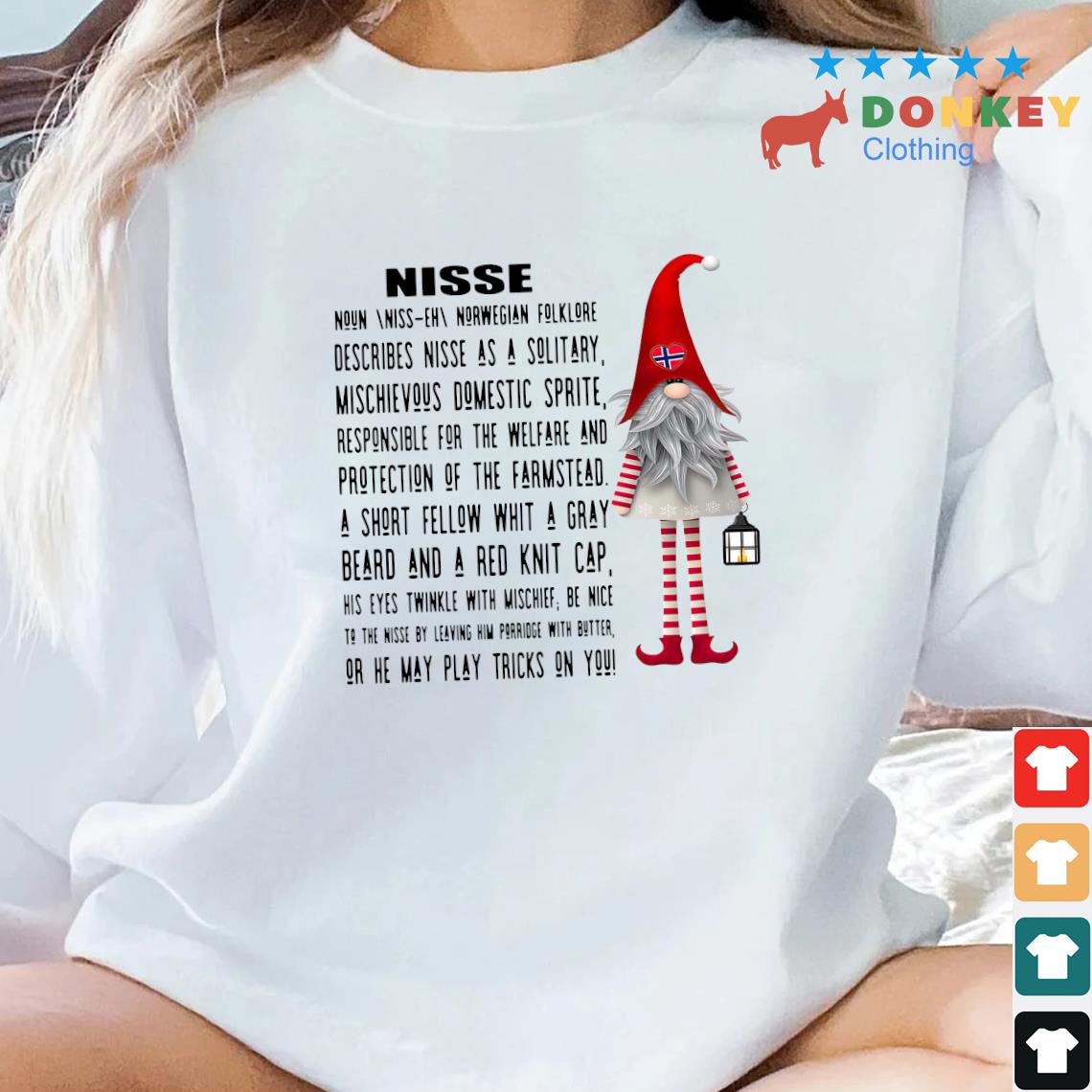 Gnome Nisse Noun Norwegian Folklore Describes Nisse As A Solitary Christmas Sweater